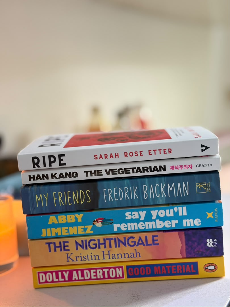A stack of novscentea book picks